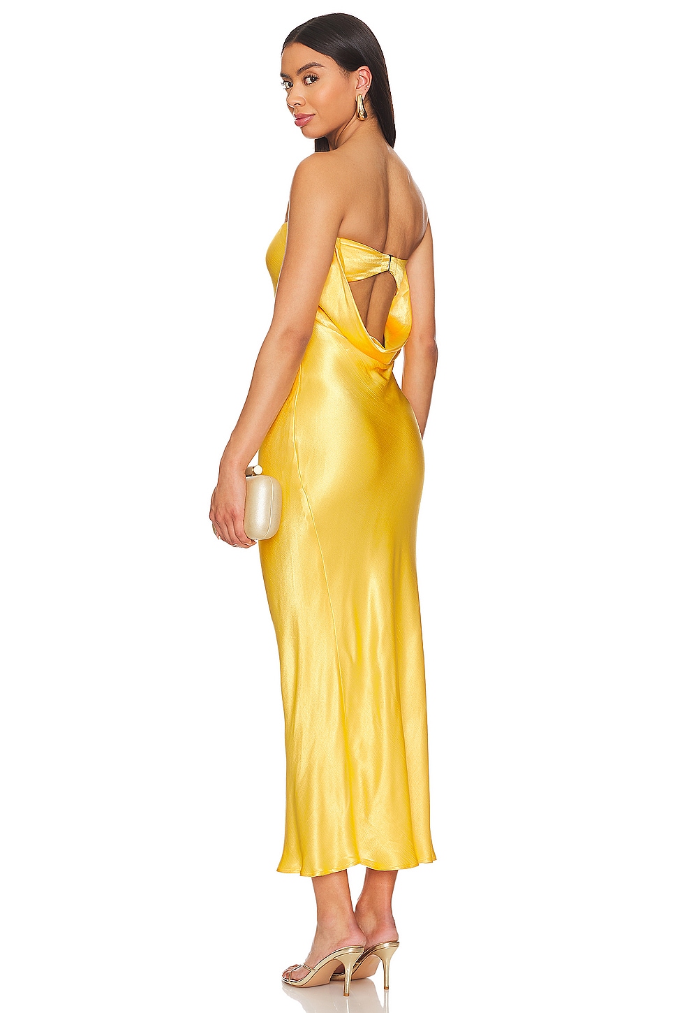 Платье без бретелек для лунного танца Bec + Bridge, цвет mango 
Платье без бретелек для лунного танца Bec + Bridge, цвет mango