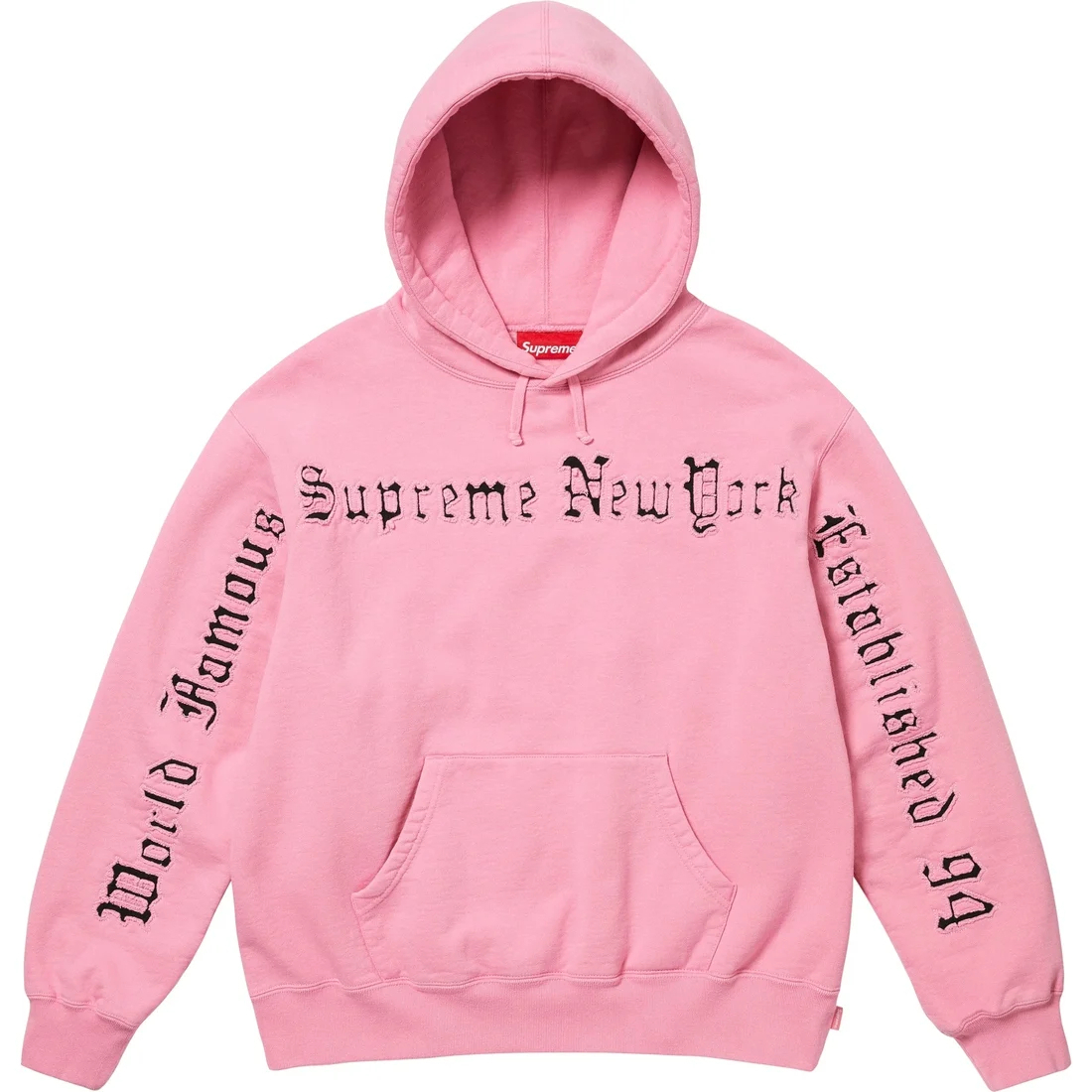 Худи с контрастными вырезами Supreme, розовый
Худи с контрастными вырезами Supreme, розовый