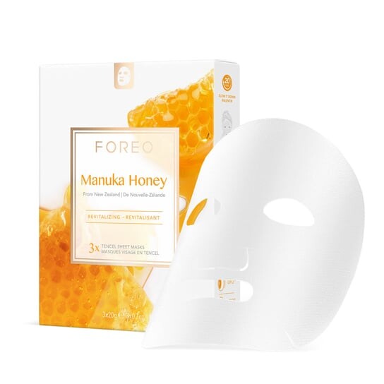 Маска для лица с медом манука, 3 шт. Foreo, Manuka Honey
Маска для лица с медом манука, 3 шт. Foreo, Manuka Honey
