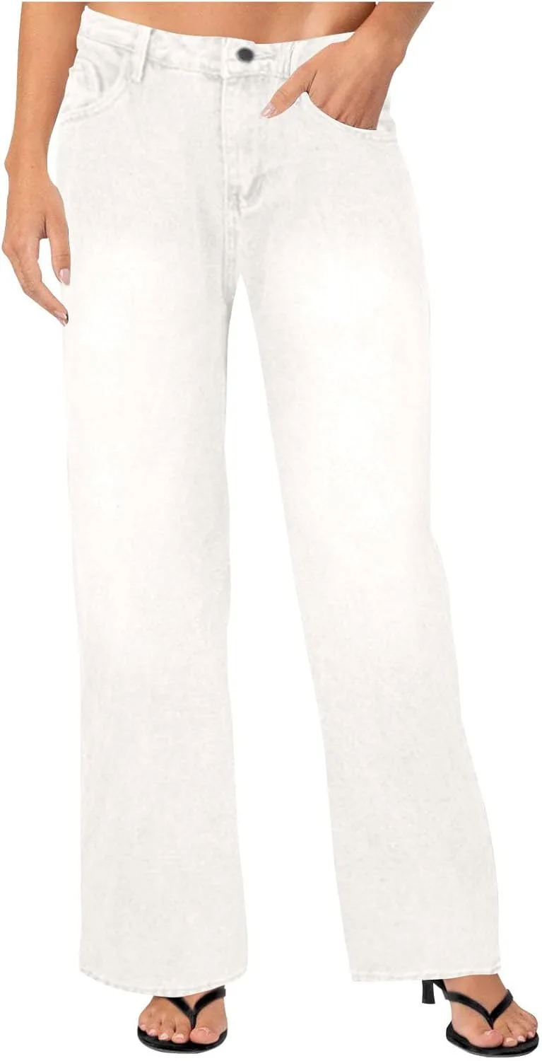 Женские джинсы Loose High Waisted Straight Wide Leg
Женские джинсы Loose High Waisted Straight Wide Leg