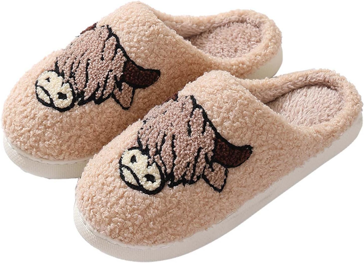 Домашние тапочки для женщин и мужчин с милыми мультяшными животными, мягкие пушистые тапочки, теплые зимние тапочки для дома, нескользящие, уютные тапочки для спальни, для использования как внутри дома, так и на улице Wuyistar, Cow Brown
Домашние тапочки для женщин и мужчин с милыми мультяшными животными, мягкие пушистые тапочки, теплые зимние тапочки для дома, нескользящие, уютные тапочки для спальни, для использования как внутри дома, так и на улице Wuyistar, Cow Brown