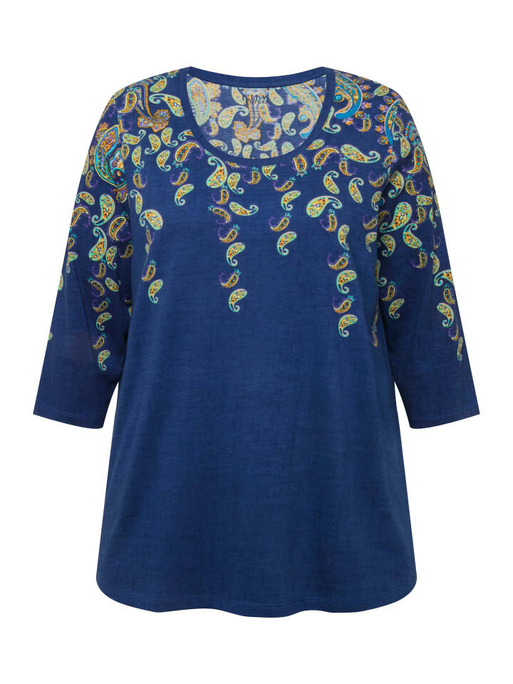 Футболка Ulla Popken Longshirt, цвет dunkles petrol
Футболка Ulla Popken Longshirt, цвет dunkles petrol