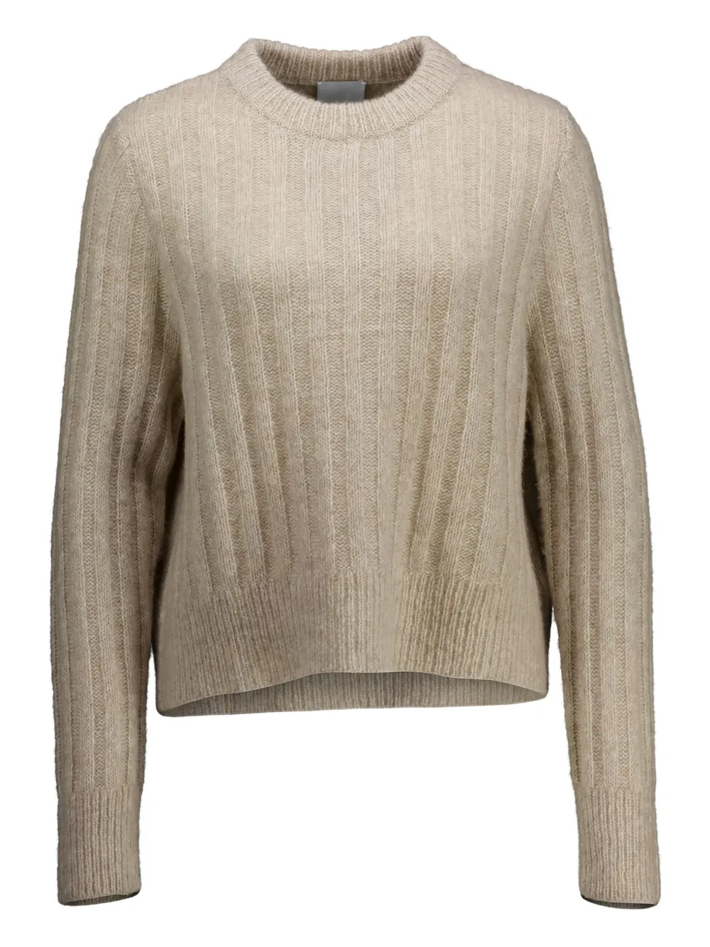 Свитер в рубчик с круглым вырезом ALLUDE, нейтральный
Свитер в рубчик с круглым вырезом ALLUDE, нейтральный