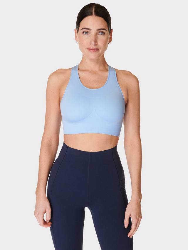 Беспрошивной спортивный бра Stamina Sweaty Betty, Breeze Blue
Беспрошивной спортивный бра Stamina Sweaty Betty, Breeze Blue