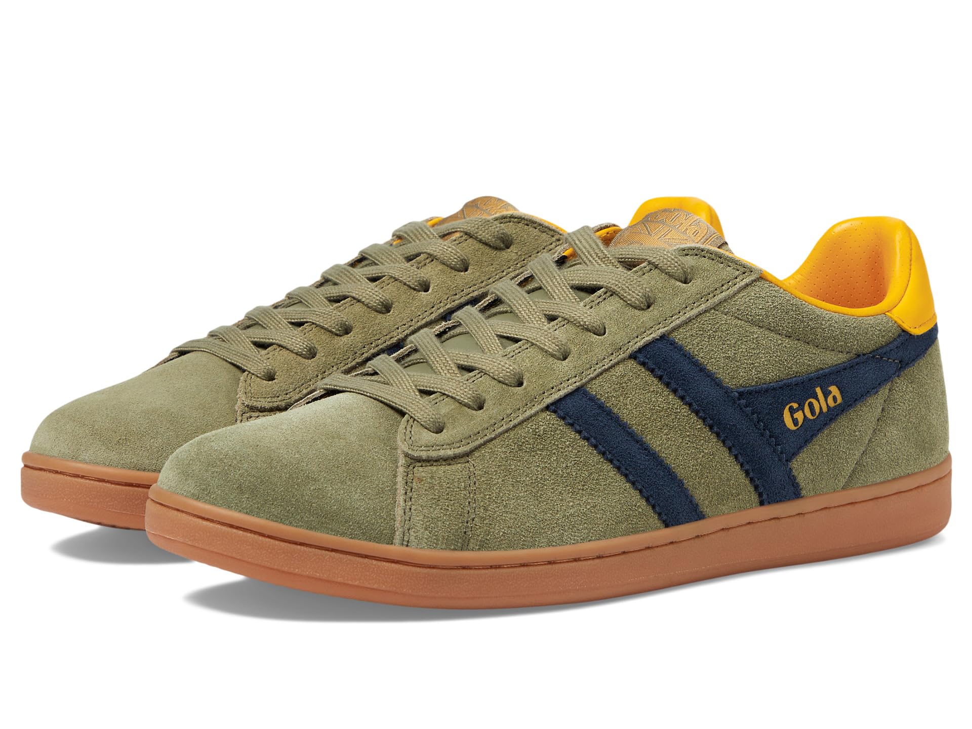 Кроссовки Gola Equipe Ii Suede, Khaki/Navy/Sun
Кроссовки Gola Equipe Ii Suede, Khaki/Navy/Sun