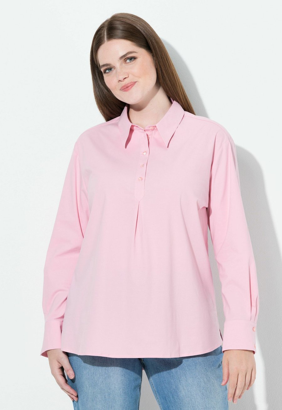 Блуза Ulla Popken Button-down blouse, Light Rose/Light Pink
Блуза Ulla Popken Button-down blouse, Light Rose/Light Pink