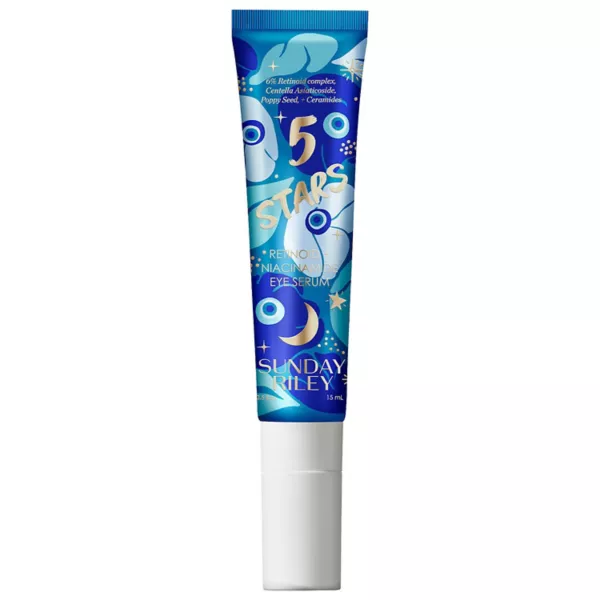 5 звезд ретинол + ниацинамид сыворотка для глаз Sunday Riley
5 звезд ретинол + ниацинамид сыворотка для глаз Sunday Riley