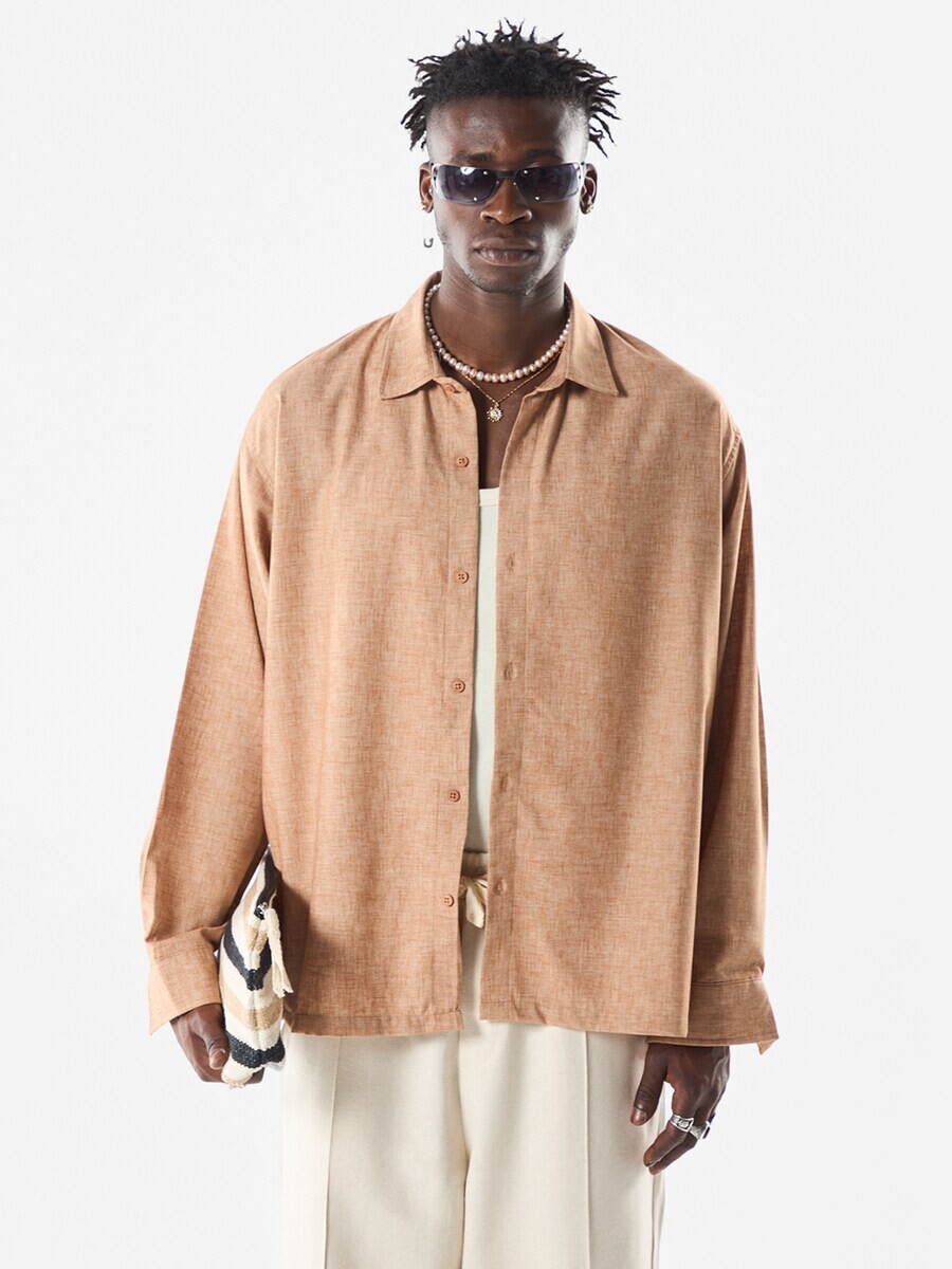 Повседневная рубашка VAMOS CLO Comfort fit Button Up Shirt, светло-коричневый
Повседневная рубашка VAMOS CLO Comfort fit Button Up Shirt, светло-коричневый