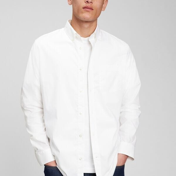 Рубашка regular-fit из ткани coolmax Gap, белый
Рубашка regular-fit из ткани coolmax Gap, белый
