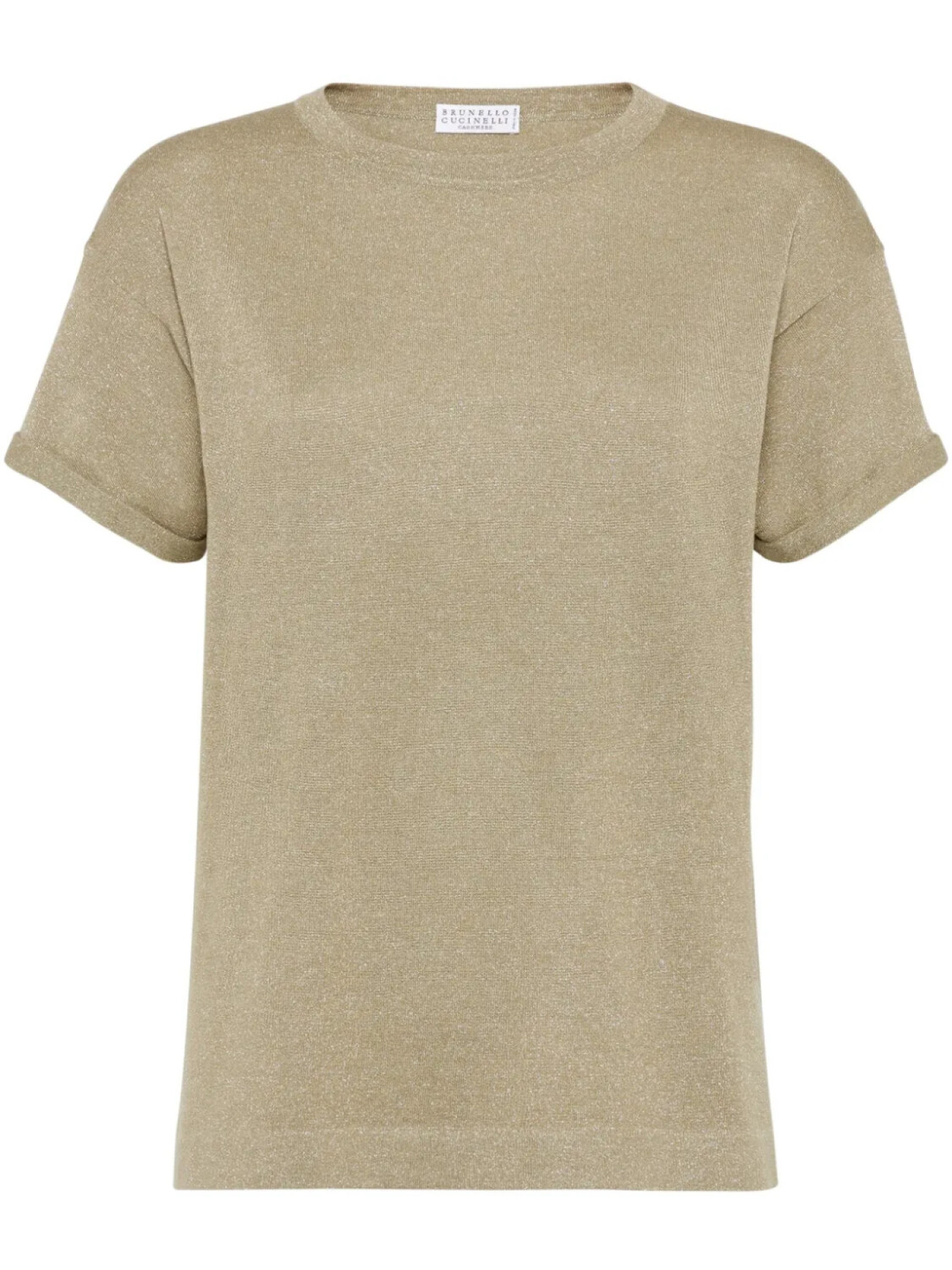 Футболка Brunello Cucinelli с люрексом, зеленый
Футболка Brunello Cucinelli с люрексом, зеленый