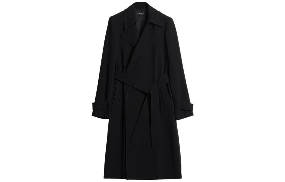 Пальто миди с поясом THEORY, черный
Пальто миди с поясом THEORY, черный