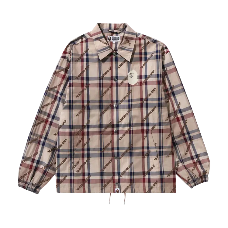 Куртка BAPE Logo Check Pattern Coach 'Beige', кремовый, Бежевый, Куртка BAPE Logo Check Pattern Coach 'Beige', кремовый
Куртка BAPE Logo Check Pattern Coach 'Beige', кремовый, Бежевый, Куртка BAPE Logo Check Pattern Coach 'Beige', кремовый