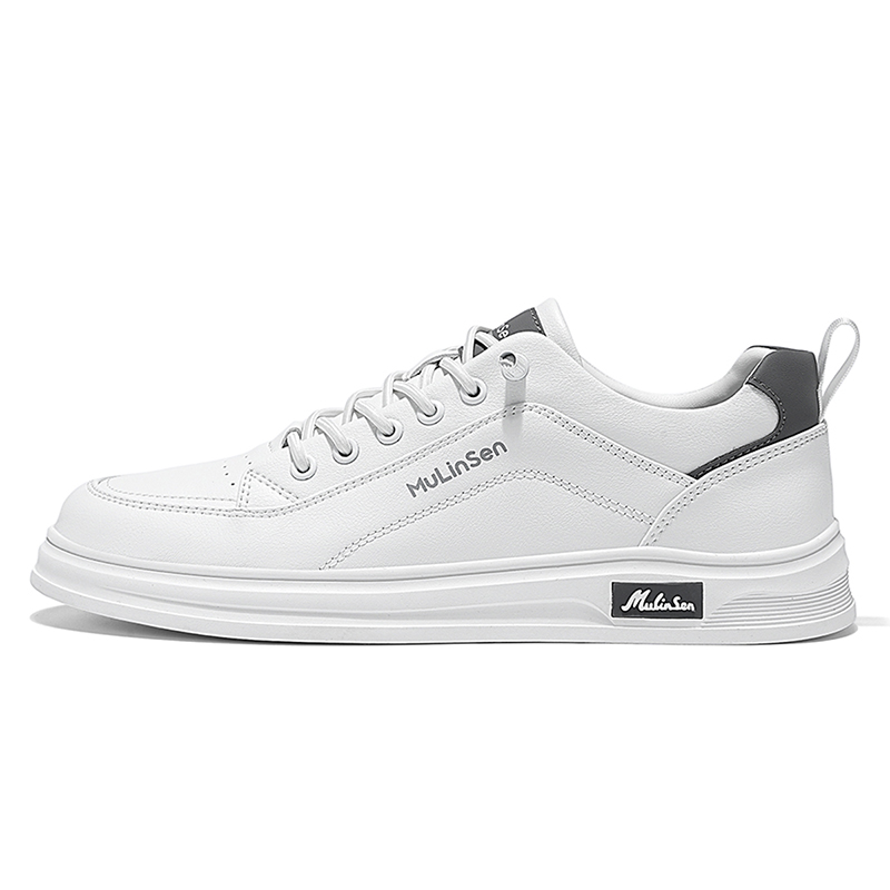 Нескользящие и дышащие низкие мужские кроссовки для скейтбординга Mulinsen, White
Нескользящие и дышащие низкие мужские кроссовки для скейтбординга Mulinsen, White