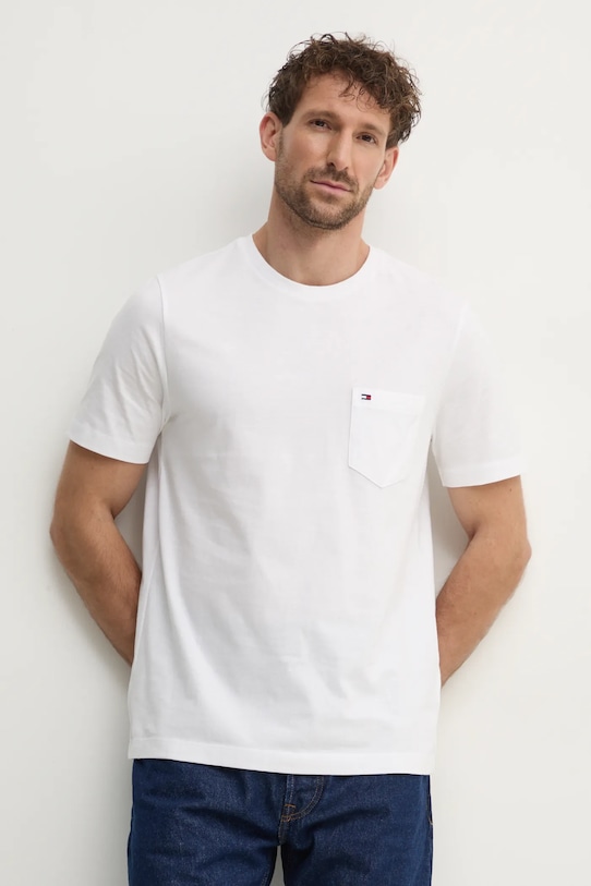 Хлопковая футболка Tommy Hilfiger, бежевый
Хлопковая футболка Tommy Hilfiger, бежевый