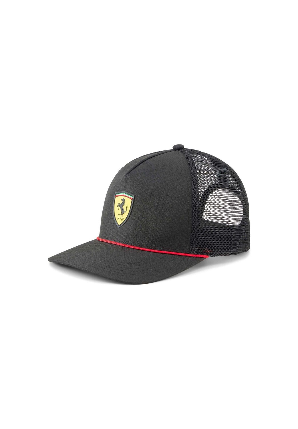 Мужская кепка - Ferrari Sportswear Race Trucker, полиэстер, логотип, однотонная, один размер PUMA, цвет Schwarz One Size
Мужская кепка - Ferrari Sportswear Race Trucker, полиэстер, логотип, однотонная, один размер PUMA, цвет Schwarz One Size