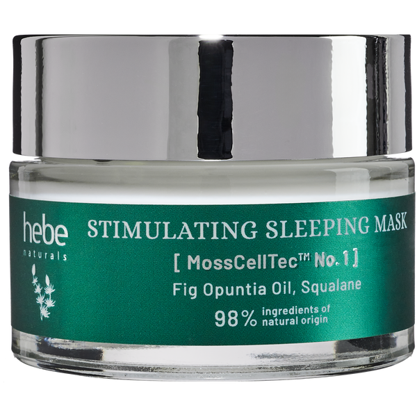 Стимулирующая ночная маска для лица, 50 мл Hebe Naturals Stimulating sleeping mask
Стимулирующая ночная маска для лица, 50 мл Hebe Naturals Stimulating sleeping mask