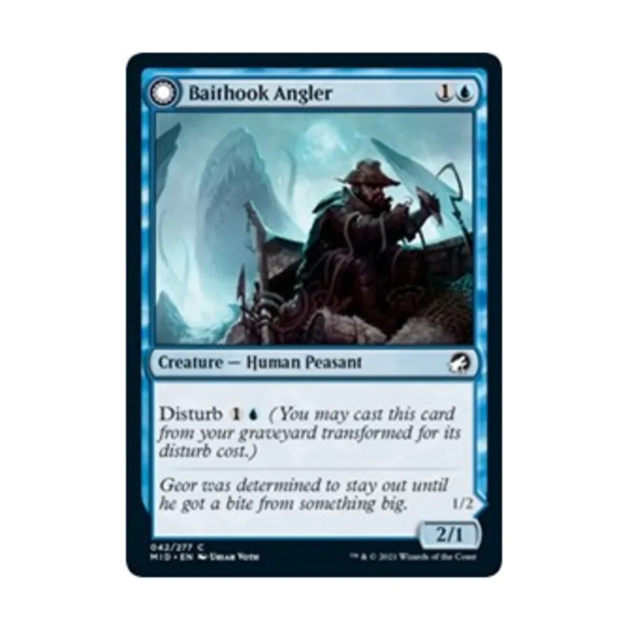 CCG Рыболов с крючком (К), MTG - Innistrad - Midnight Hunt
CCG Рыболов с крючком (К), MTG - Innistrad - Midnight Hunt