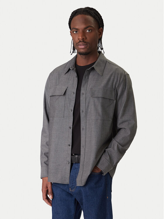 Рубашка relaxed fit Easy LV04LE114G Calvin Klein, серый
Рубашка relaxed fit Easy LV04LE114G Calvin Klein, серый