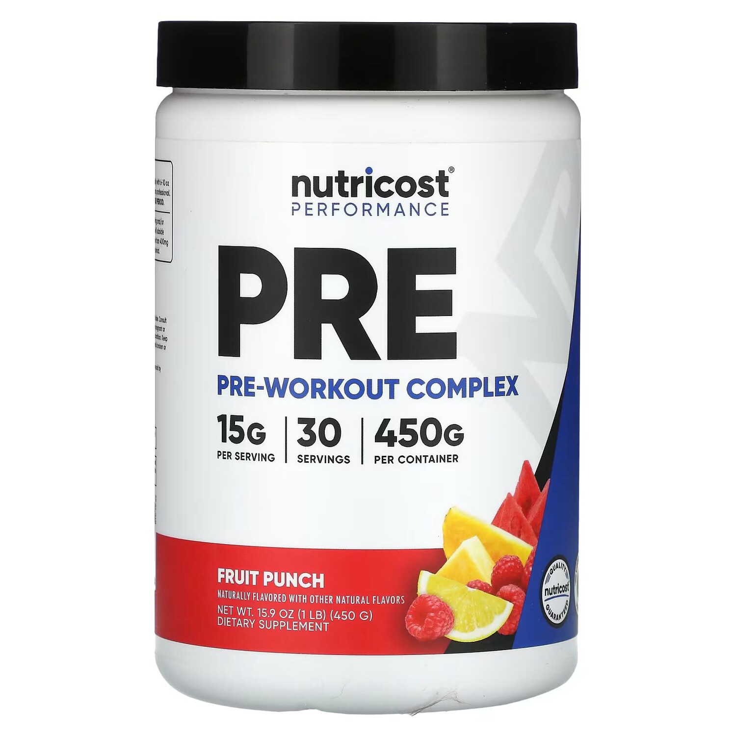 Performance, PRE, Предтренировочный комплекс, фруктовый пунш, 1 фунт (450 г) Nutricost
Performance, PRE, Предтренировочный комплекс, фруктовый пунш, 1 фунт (450 г) Nutricost