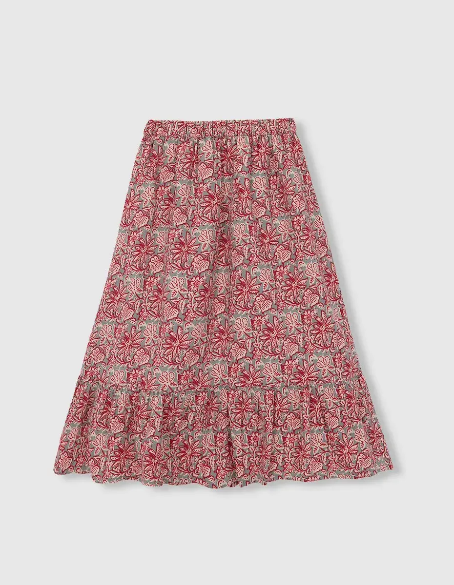 Длинная детская юбка с цветами темно-зеленого цвета Gocco
Длинная детская юбка с цветами темно-зеленого цвета Gocco