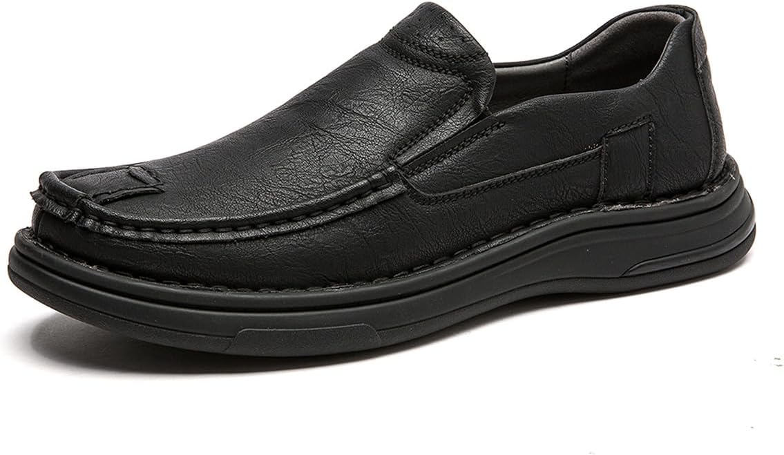 Мужские слипоны-лоферы из кожи, повседневные легкие туфли для ходьбы и выхода Mecolop, черный
Мужские слипоны-лоферы из кожи, повседневные легкие туфли для ходьбы и выхода Mecolop, черный