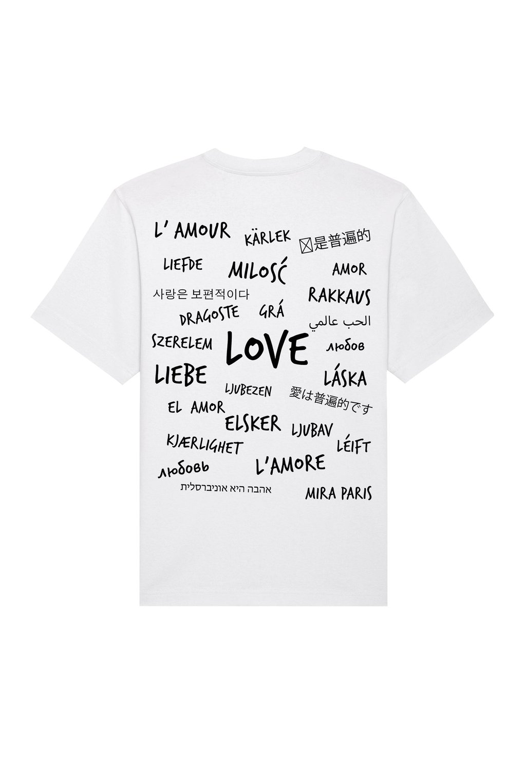 Футболка с принтом UNIVERSAL LOVE BACK HEAVYWEIGHT Mira Paris, белый
Футболка с принтом UNIVERSAL LOVE BACK HEAVYWEIGHT Mira Paris, белый