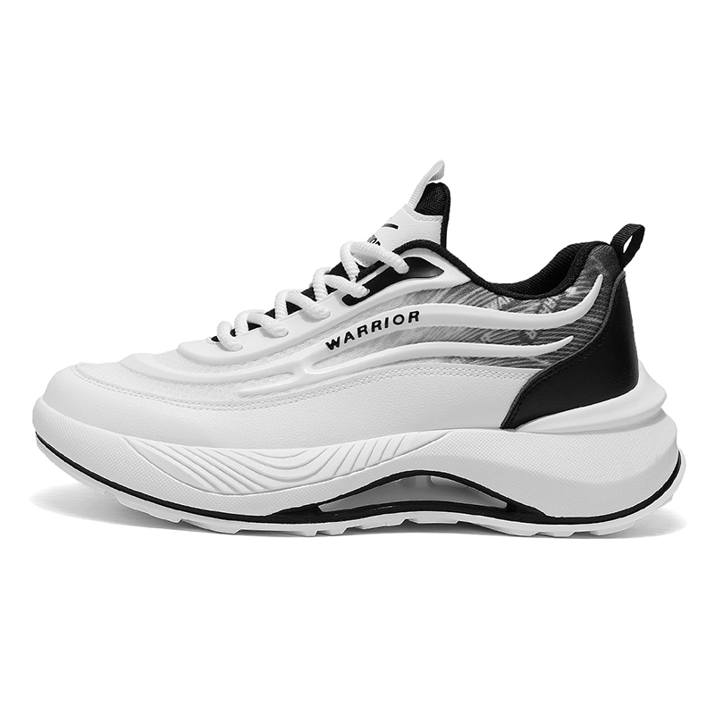 WARRIOR Износостойкие дышащие низкие кроссовки для бега с эффектом увеличения роста мужские бело-зеленые бело-черные, цвет White/Black
WARRIOR Износостойкие дышащие низкие кроссовки для бега с эффектом увеличения роста мужские бело-зеленые бело-черные, цвет White/Black