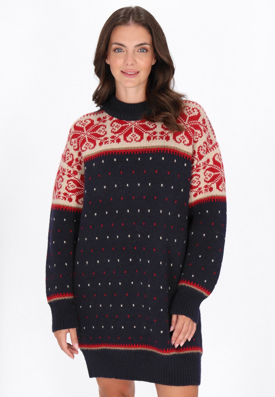 Вязаное платье usha BLUE LABEL, темно-синий
Вязаное платье usha BLUE LABEL, темно-синий