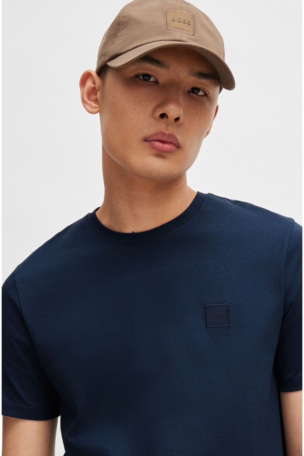 Футболка свободного кроя с логотипом Boss, синий
Футболка свободного кроя с логотипом Boss, синий