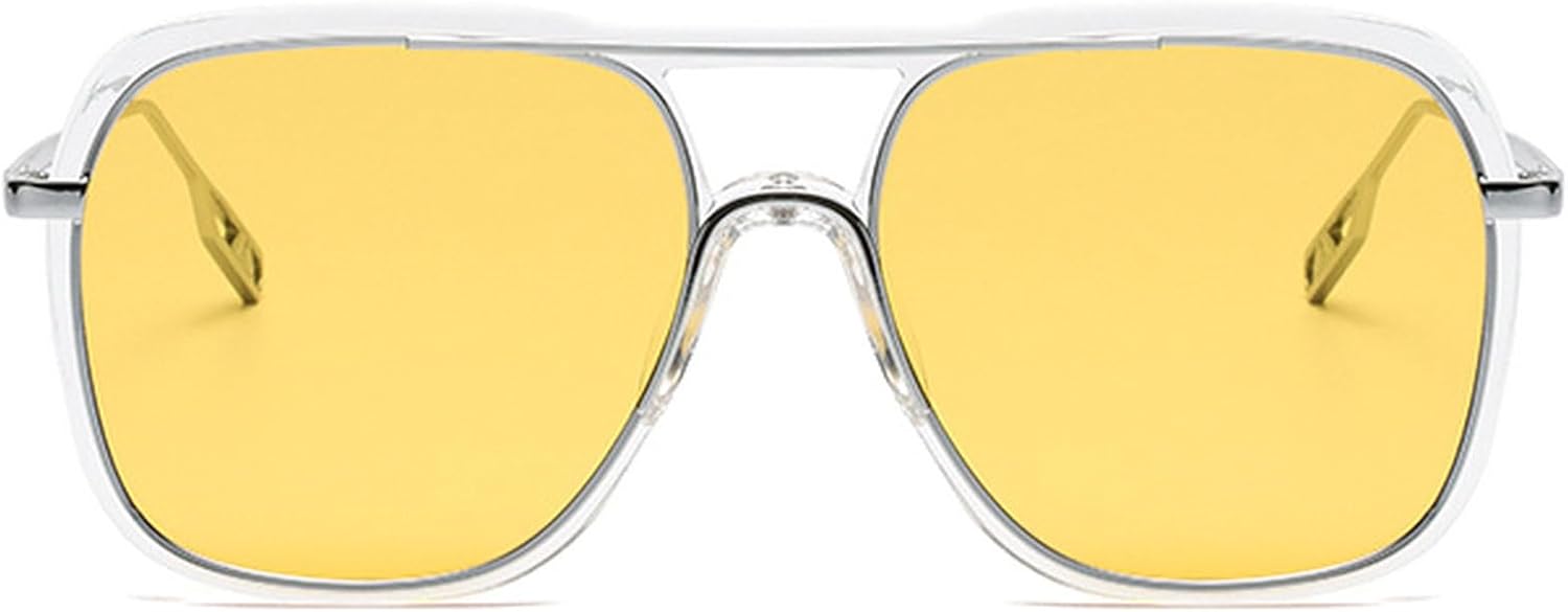 Крупные квадратные солнцезащитные очки для женщин, модные солнцезащитные очки для мужчин, панк-очки, трендовые женские очки с защитой от УФ-излучения UV400 mincl, Yellow
Крупные квадратные солнцезащитные очки для женщин, модные солнцезащитные очки для мужчин, панк-очки, трендовые женские очки с защитой от УФ-излучения UV400 mincl, Yellow