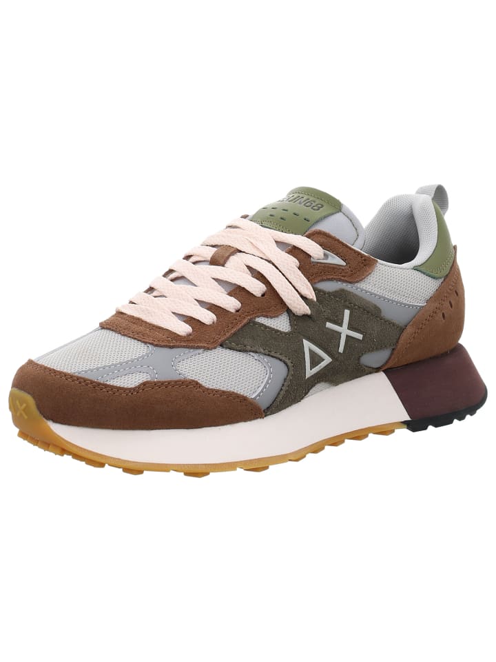 Кроссовки на шнуровке Sun68, коричневый
Кроссовки на шнуровке Sun68, коричневый