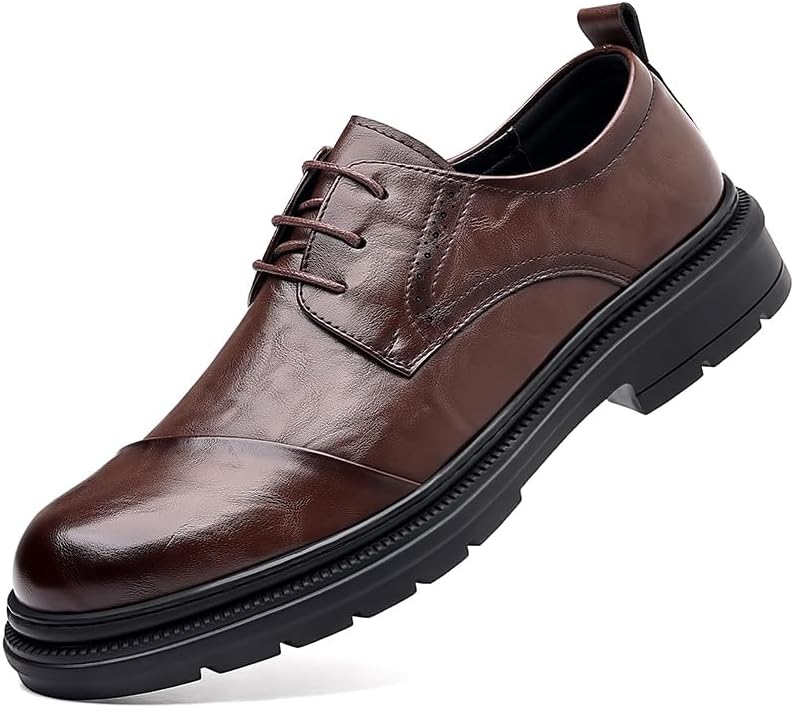 Мужские деловые повседневные туфли из натуральной кожи Tgrnfhkpyy, коричневый
Мужские деловые повседневные туфли из натуральной кожи Tgrnfhkpyy, коричневый