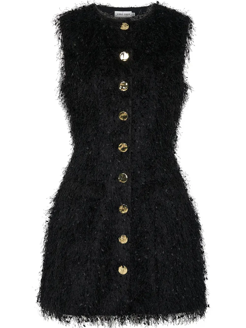 Фактурное платье мини Anna Quan, черный
Фактурное платье мини Anna Quan, черный