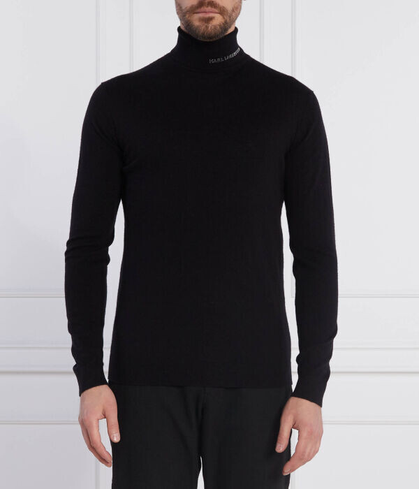 Водолазка мужская Karl Lagerfeld с добавлением шерсти, черный
Водолазка мужская Karl Lagerfeld с добавлением шерсти, черный