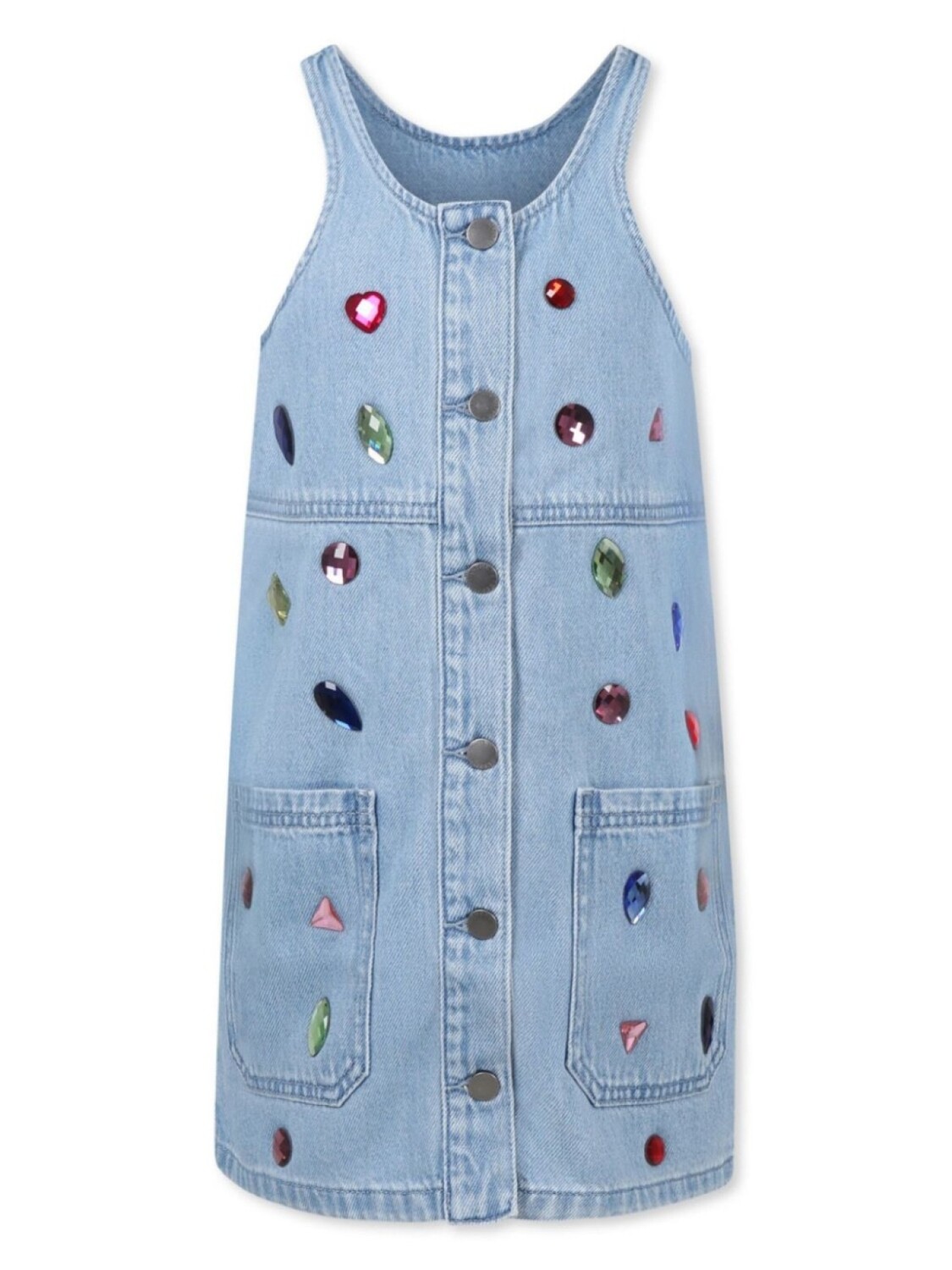 Платье Stella McCartney Kids, украшенное драгоценными камнями, синий
Платье Stella McCartney Kids, украшенное драгоценными камнями, синий