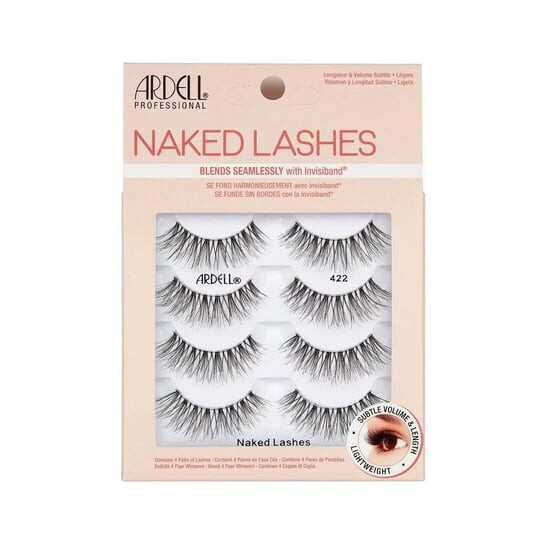 Накладные ресницы на полоске, 422 Черный Ardell, Naked Lashes Multipack
Накладные ресницы на полоске, 422 Черный Ardell, Naked Lashes Multipack