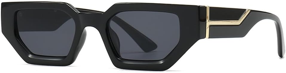 Винтажные солнцезащитные очки неправильной формы для женщин и мужчин, солнцезащитные очки для женщин в маленькой оправе, защита от ультрафиолета UV400 VFDHN, Black Black
Винтажные солнцезащитные очки неправильной формы для женщин и мужчин, солнцезащитные очки для женщин в маленькой оправе, защита от ультрафиолета UV400 VFDHN, Black Black