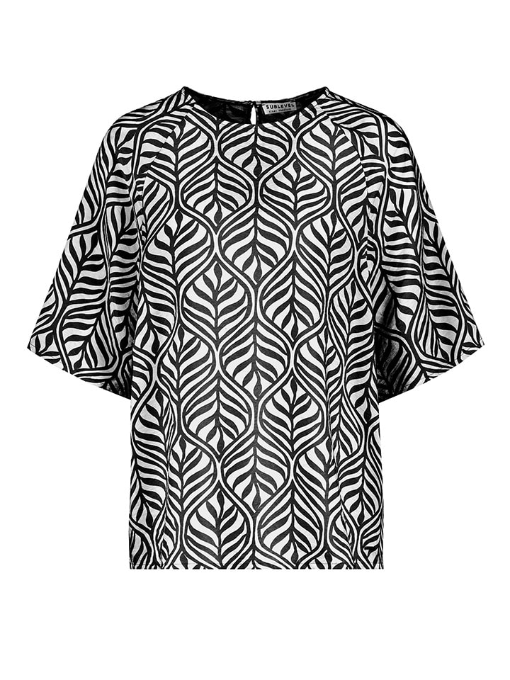 Блузка Sublevel, черный/белый
Блузка Sublevel, черный/белый