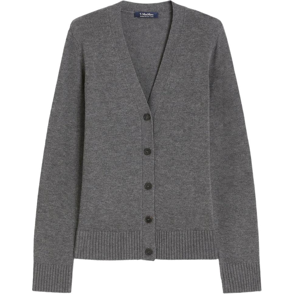 Шерстяной кардиган 'S MAX MARA, серый
Шерстяной кардиган 'S MAX MARA, серый