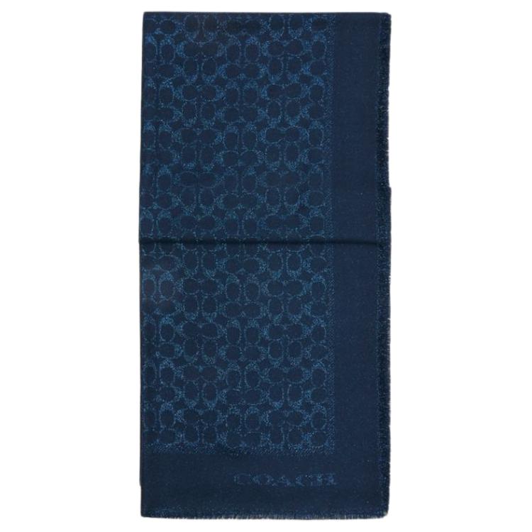 Шерсть овцы, вискоза, полиэстер, металлизированное волокно Вязаный шарф Унисекс Синий COACH
Шерсть овцы, вискоза, полиэстер, металлизированное волокно Вязаный шарф Унисекс Синий COACH