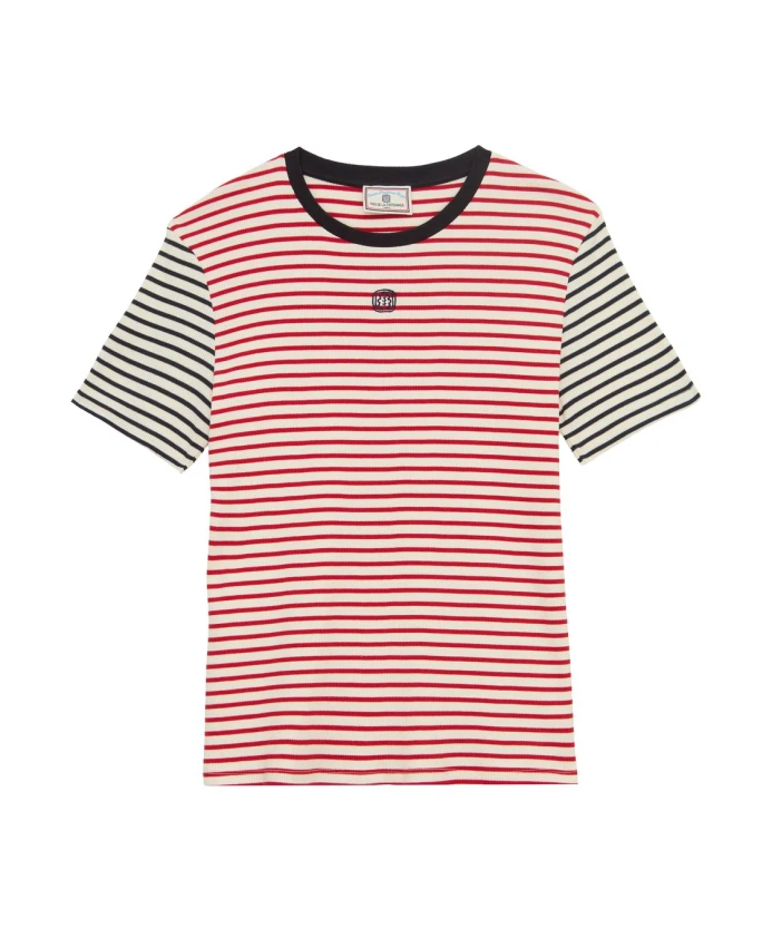 Пол хлопковая полосатая футболка Ines De La Fressange Paris, мультиколор
Пол хлопковая полосатая футболка Ines De La Fressange Paris, мультиколор