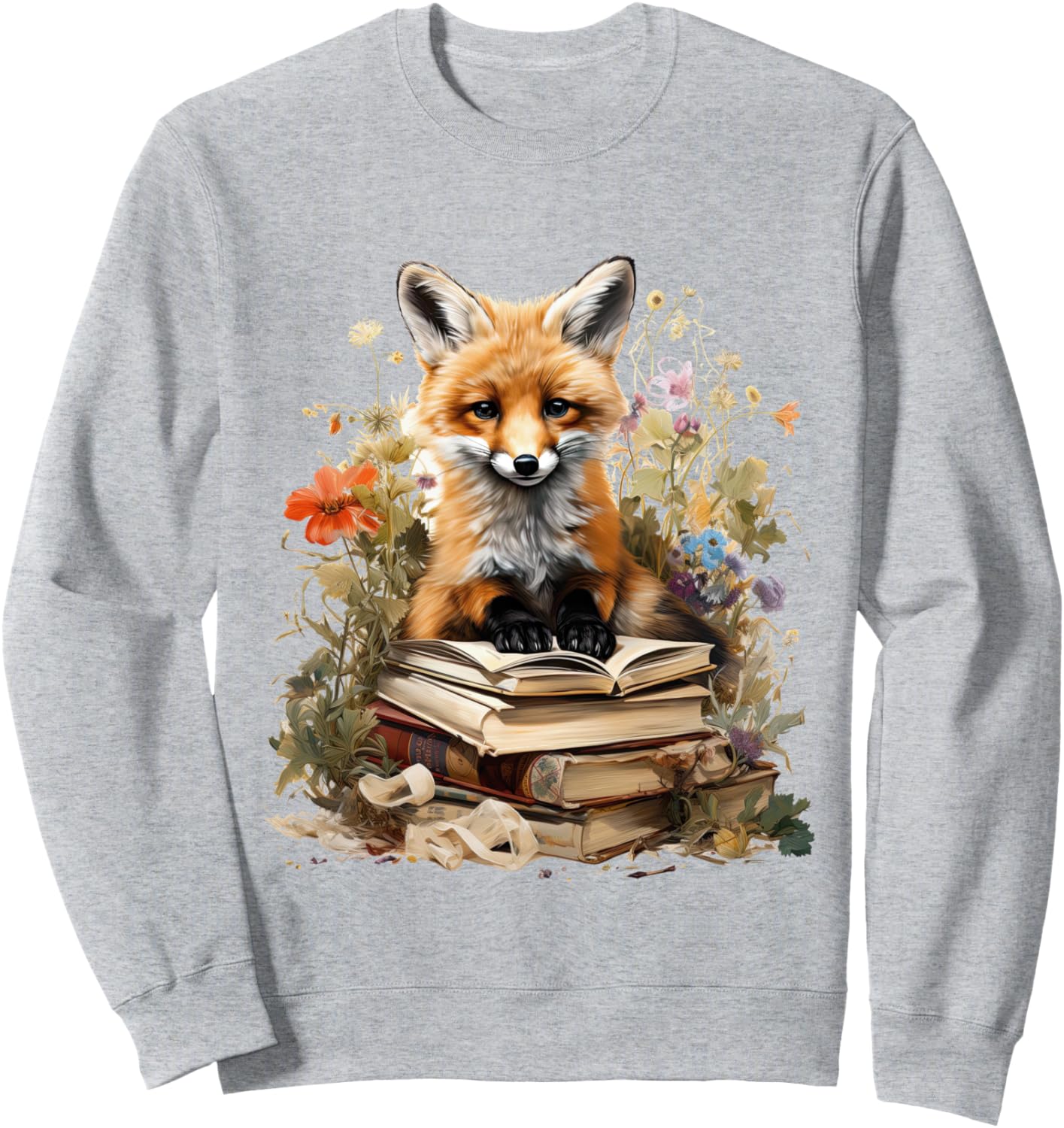 Толстовка в стиле коттеджкор с цветочным рисунком, лисой и милым гобликом Cottagecore Goblincore And Fairycore Stuff, серый
Толстовка в стиле коттеджкор с цветочным рисунком, лисой и милым гобликом Cottagecore Goblincore And Fairycore Stuff, серый