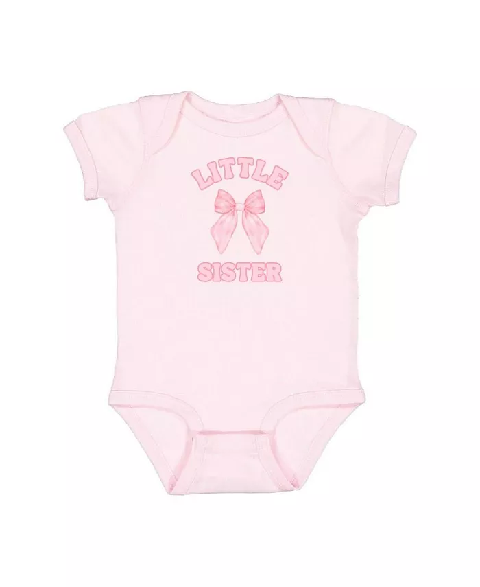 Боди с коротким рукавом и бантом для девочки Sister Bow Sweet Wink, розовый 
Боди с коротким рукавом и бантом для девочки Sister Bow Sweet Wink, розовый