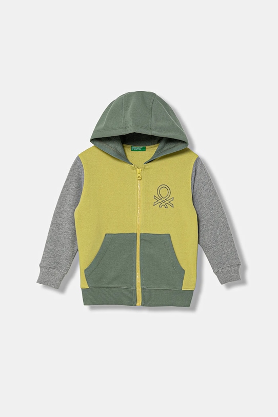 Детская хлопковая толстовка United Colors Of Benetton, зеленый
Детская хлопковая толстовка United Colors Of Benetton, зеленый