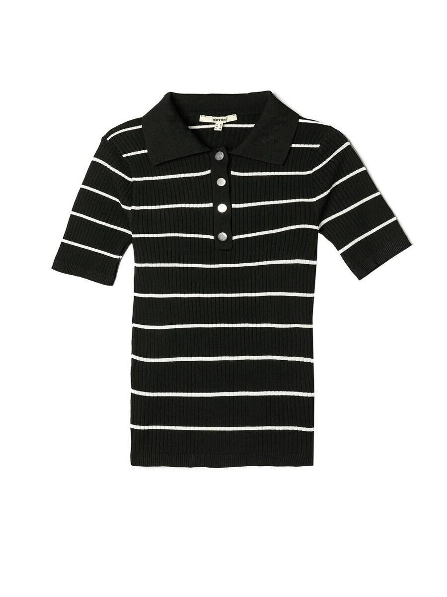 Тонкий вязаный свитер Koton Sweater, черный
Тонкий вязаный свитер Koton Sweater, черный