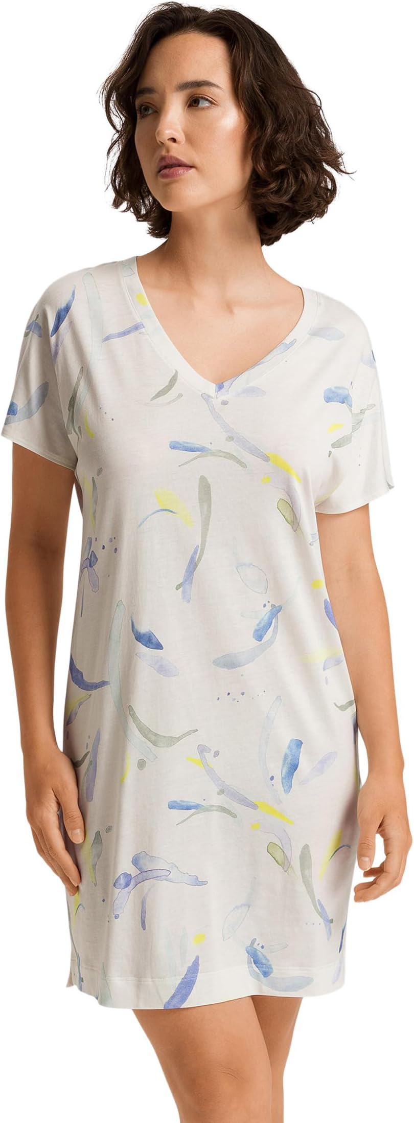 Ночная рубашка Hanro Sleep And Lounge Short Sleeve Nightgown, цвет Dive Of Color
Ночная рубашка Hanro Sleep And Lounge Short Sleeve Nightgown, цвет Dive Of Color