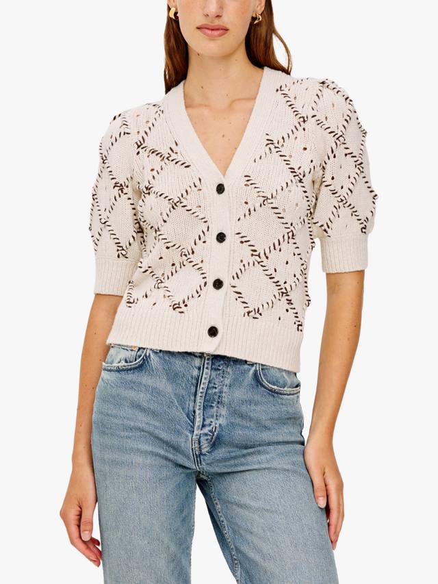 Кардиган с коротким рукавом Isla Argyle Rails, Oat
Кардиган с коротким рукавом Isla Argyle Rails, Oat