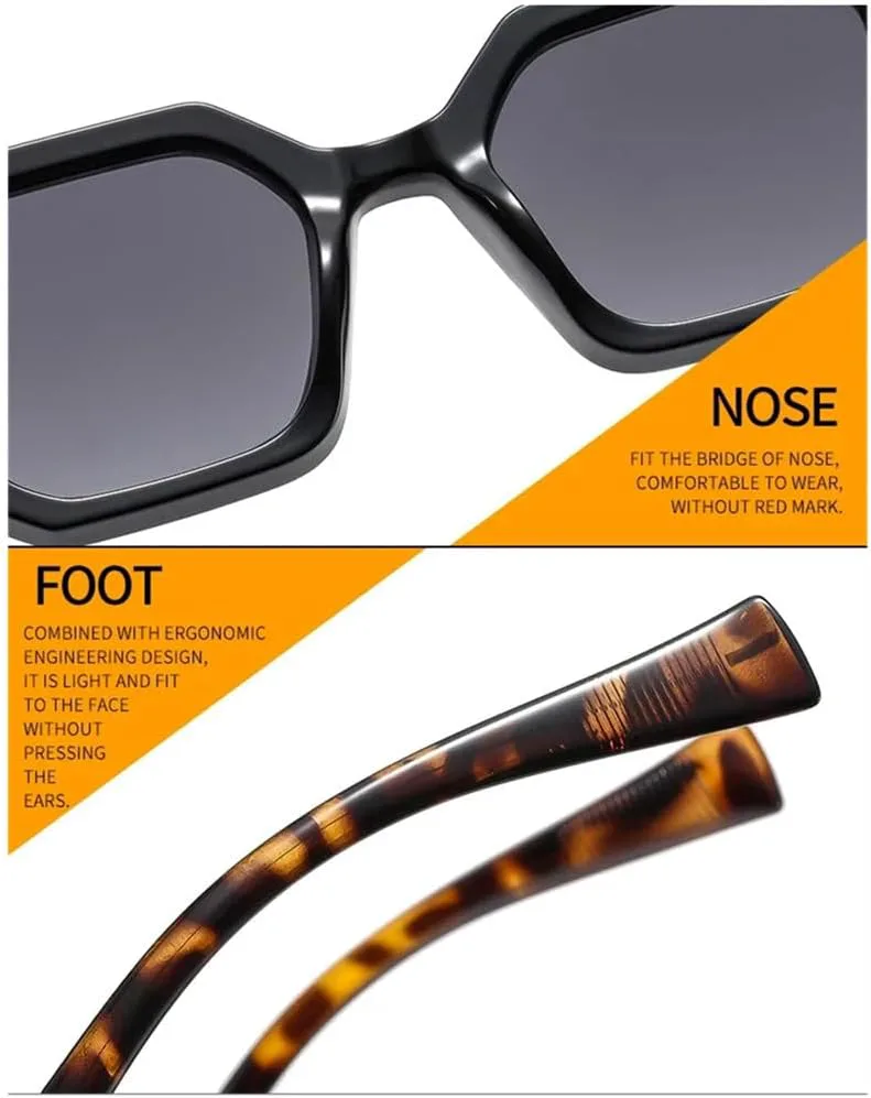 Ретро-панк солнцезащитные очки для женщин с градиентным переходом цвета, защита от УФ-излучения UV400; мужские очки с заклепками и прозрачной оправой HDUBFY, 4
Ретро-панк солнцезащитные очки для женщин с градиентным переходом цвета, защита от УФ-излучения UV400; мужские очки с заклепками и прозрачной оправой HDUBFY, 4