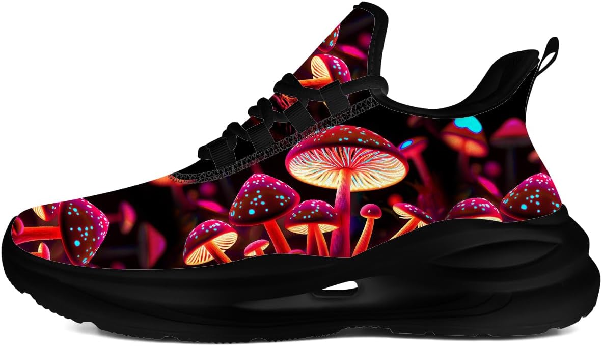 Беговые кроссовки Mushroom для женщин и мужчин, спортивные теннисные и прогулочные кеды Generic, черный/красный
Беговые кроссовки Mushroom для женщин и мужчин, спортивные теннисные и прогулочные кеды Generic, черный/красный