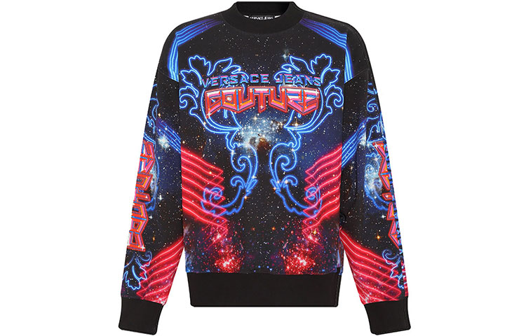 Свитшот с принтом логотипа VERSACE JEANS COUTURE, черный
Свитшот с принтом логотипа VERSACE JEANS COUTURE, черный